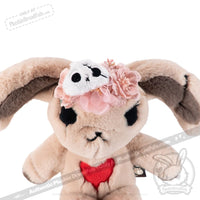 Load image into Gallery viewer, Plushie Notions - Skelly Bun Flower Crown Accessory accessory
