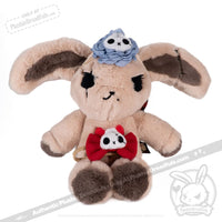 Load image into Gallery viewer, Plushie Notions - Skelly Bun Flower Crown Accessory Bows Accessory
