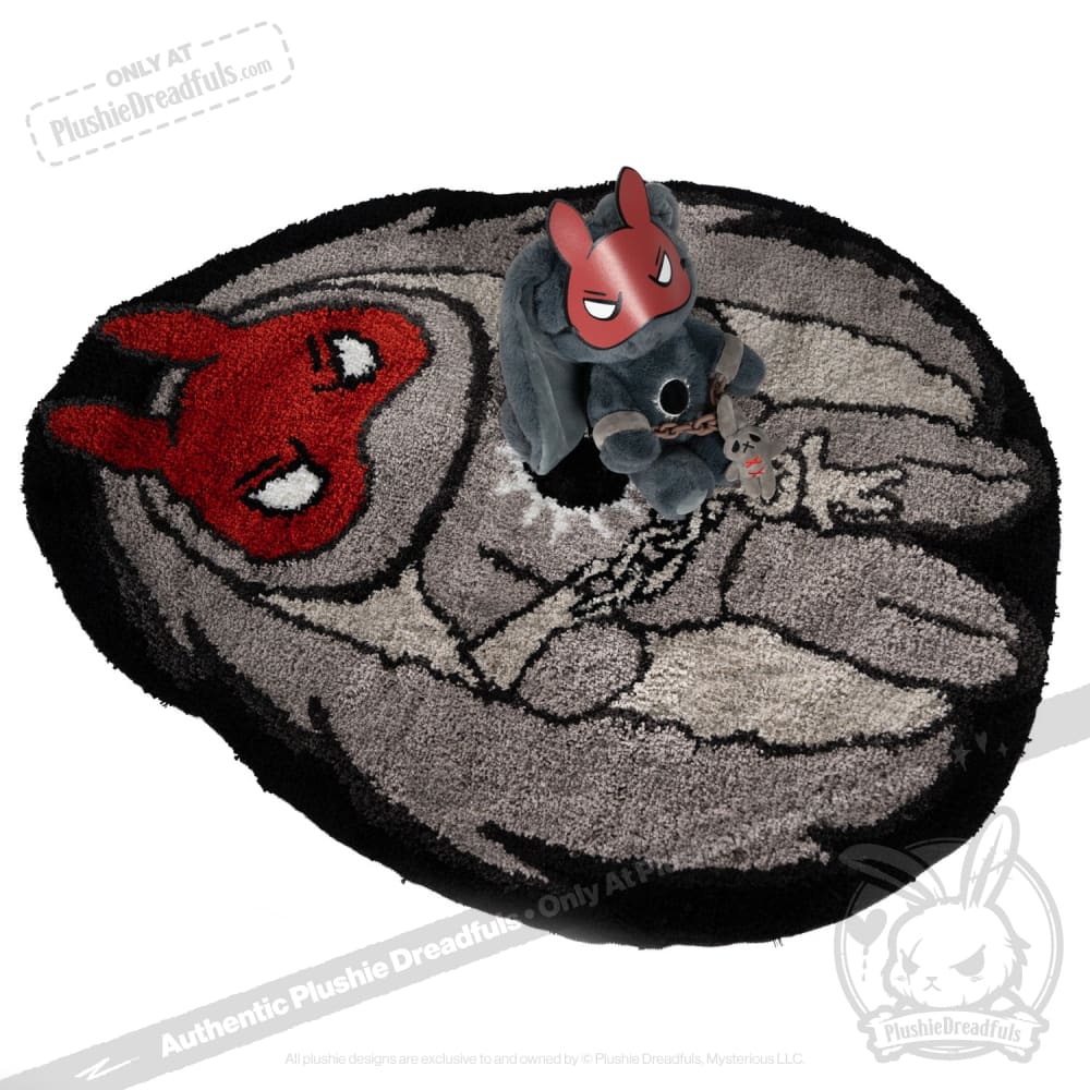 Ptsd Rabbit PTSD Rabbit Rug – Mysterious