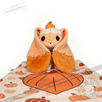 Pumpkin Cream Rabbit - Plush Stuffed Animal - toy