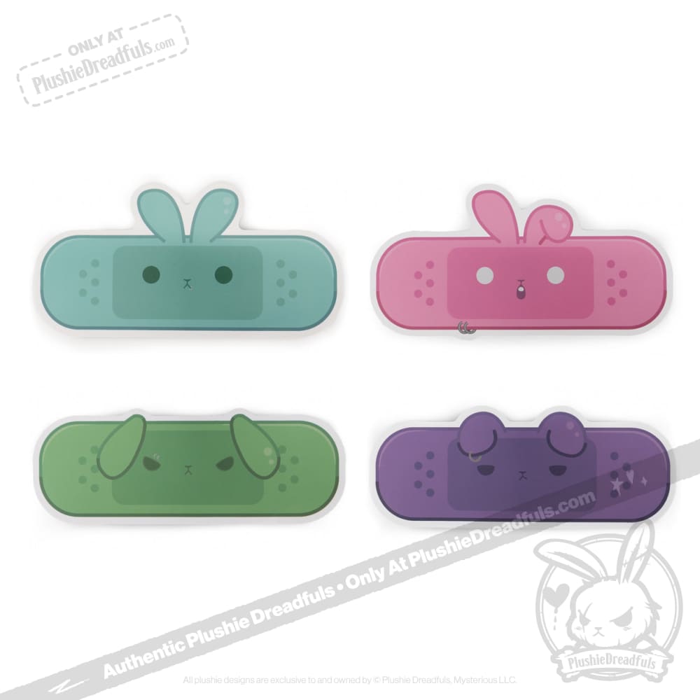 Plushie Dreadfuls Punk Bunny Plasters Sticker Pack Sticker