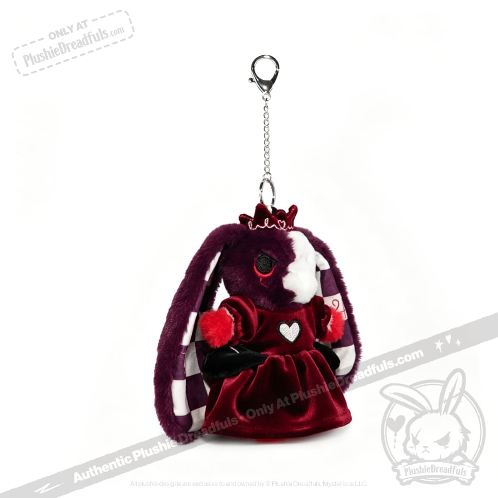Queen of Hearts Rabbit Plush Keychain Accessory - Keychain