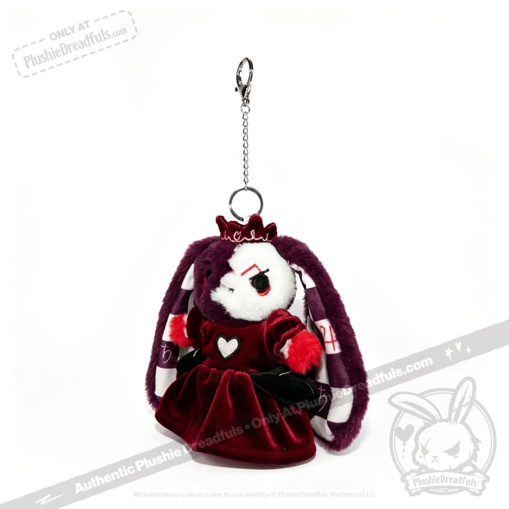 Queen of Hearts Rabbit Plush Keychain Accessory - Keychain