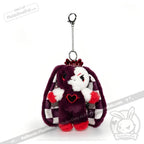 Queen of Hearts Rabbit Plush Keychain Accessory - Keychain