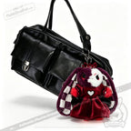 Queen of Hearts Rabbit Plush Keychain Accessory - Keychain