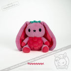 Plushie Dreadfuls - Raspberry Bunny Plush Stuffed Animal Toy