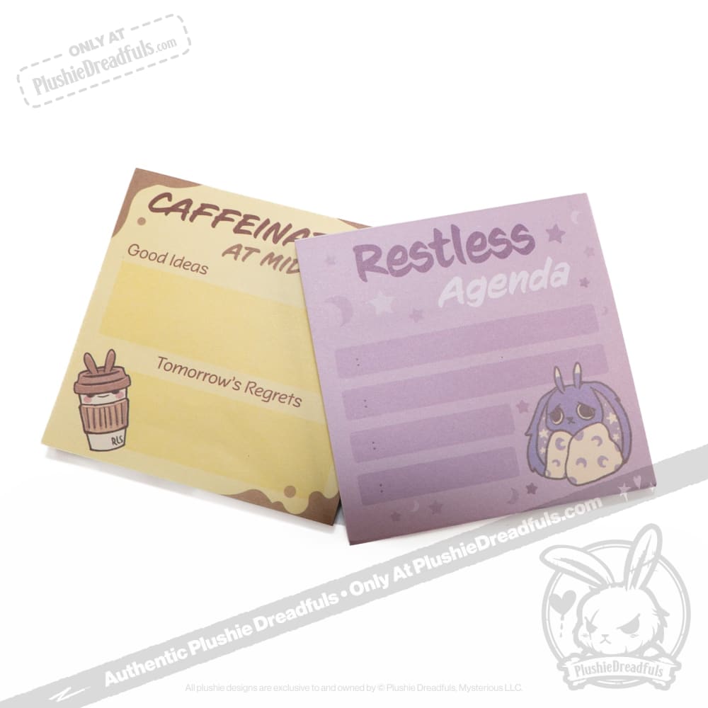 Plushie Dreadfuls - Restless Sticky Notes notepad
