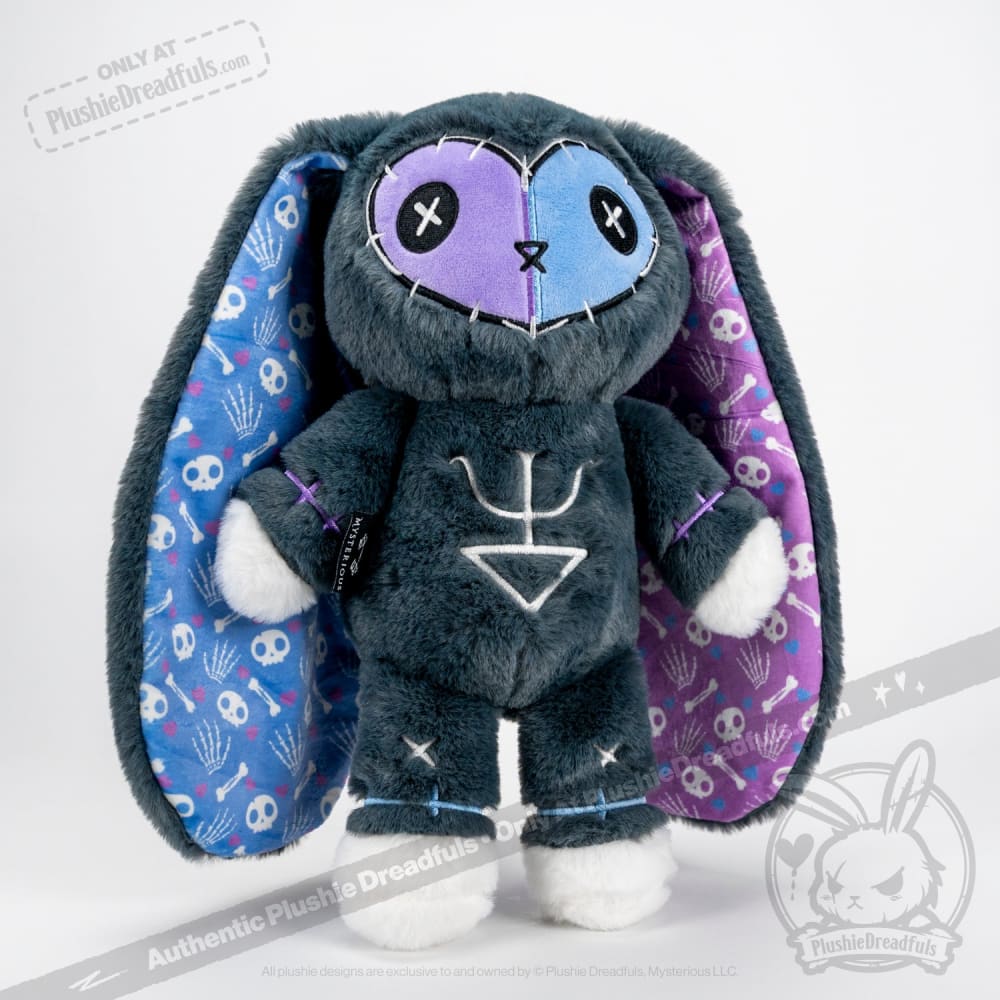 Plushie Dreadfuls - Rheumatoid Arthritis Rabbit - Plush Stuffed Animal - Mysterious