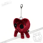Rogue Broken Heart Plush Keychain Accessory - Keychain
