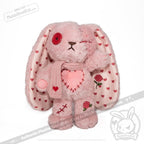 Plushie Dreadfuls - Rose Love Rabbit - Plush Stuffed Animal toy