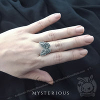 Load image into Gallery viewer, Royal Blue Butterflies Silver Jewelry and Tapestry Set - Mysterious
