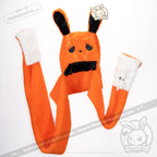 Scoodie Dreadful - Anxiety Rabbit Scarf Hoodie Hat