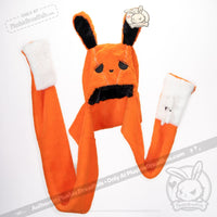 Load image into Gallery viewer, Scoodie Dreadful - Anxiety Rabbit Scarf Hoodie Hat
