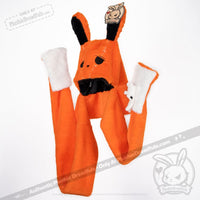 Load image into Gallery viewer, Scoodie Dreadful - Anxiety Rabbit Scarf Hoodie Hat
