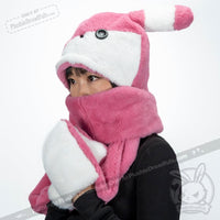 Load image into Gallery viewer, Scoodie Dreadful - BPD Rabbit Scarf Hoodie - Mysterious
