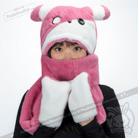 Load image into Gallery viewer, Scoodie Dreadful - BPD Rabbit Scarf Hoodie - Mysterious
