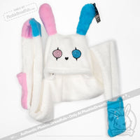 Load image into Gallery viewer, Scoodie Dreadful - Gender Dysphoria Rabbit Scarf Hoodie Hat
