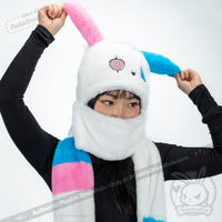 Load image into Gallery viewer, Scoodie Dreadful - Gender Dysphoria Rabbit Scarf Hoodie - Mysterious
