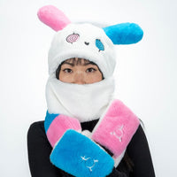 Load image into Gallery viewer, Scoodie Dreadful - Gender Dysphoria Rabbit Scarf Hoodie - Mysterious
