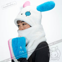 Load image into Gallery viewer, Scoodie Dreadful - Gender Dysphoria Rabbit Scarf Hoodie - Mysterious
