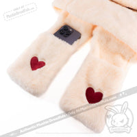 Load image into Gallery viewer, Scoodie Dreadful - Love Rabbit Scarf Hoodie Hat
