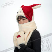 Load image into Gallery viewer, Scoodie Dreadful - Love Rabbit Scarf Hoodie - Mysterious

