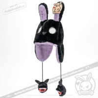 Load image into Gallery viewer, Scoodie Dreadful - Sleep Paralysis Rabbit Scarf Hoodie Hat
