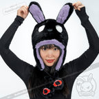 Scoodie Dreadful - Sleep Paralysis Rabbit Scarf Hoodie - Mysterious