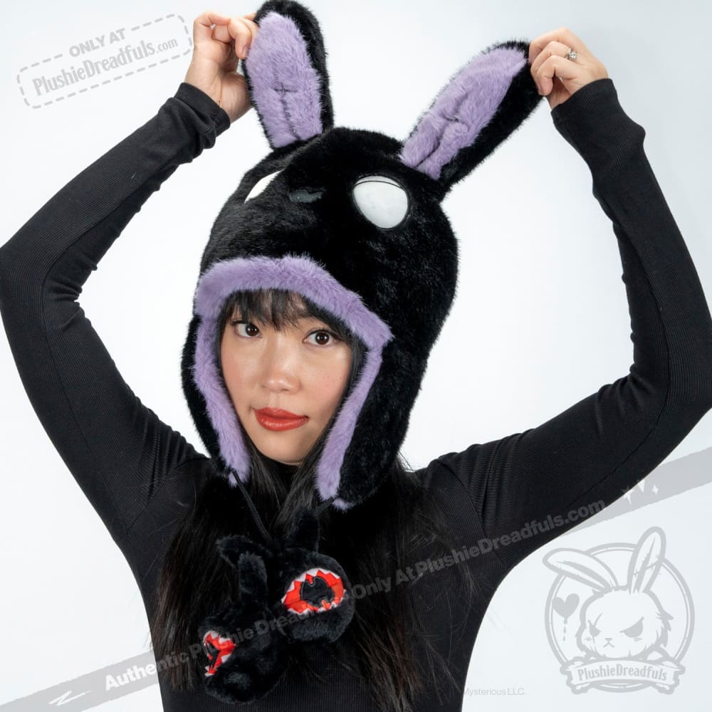 Scoodie Dreadful - Sleep Paralysis Rabbit Scarf Hoodie - Mysterious