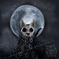 Load image into Gallery viewer, Scruffy Bumps Palm Skull - Mysterious
