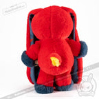 Plushie Dreadfuls - Sickle Cell Anemia Rabbit Plush Stuffed Animal Plush