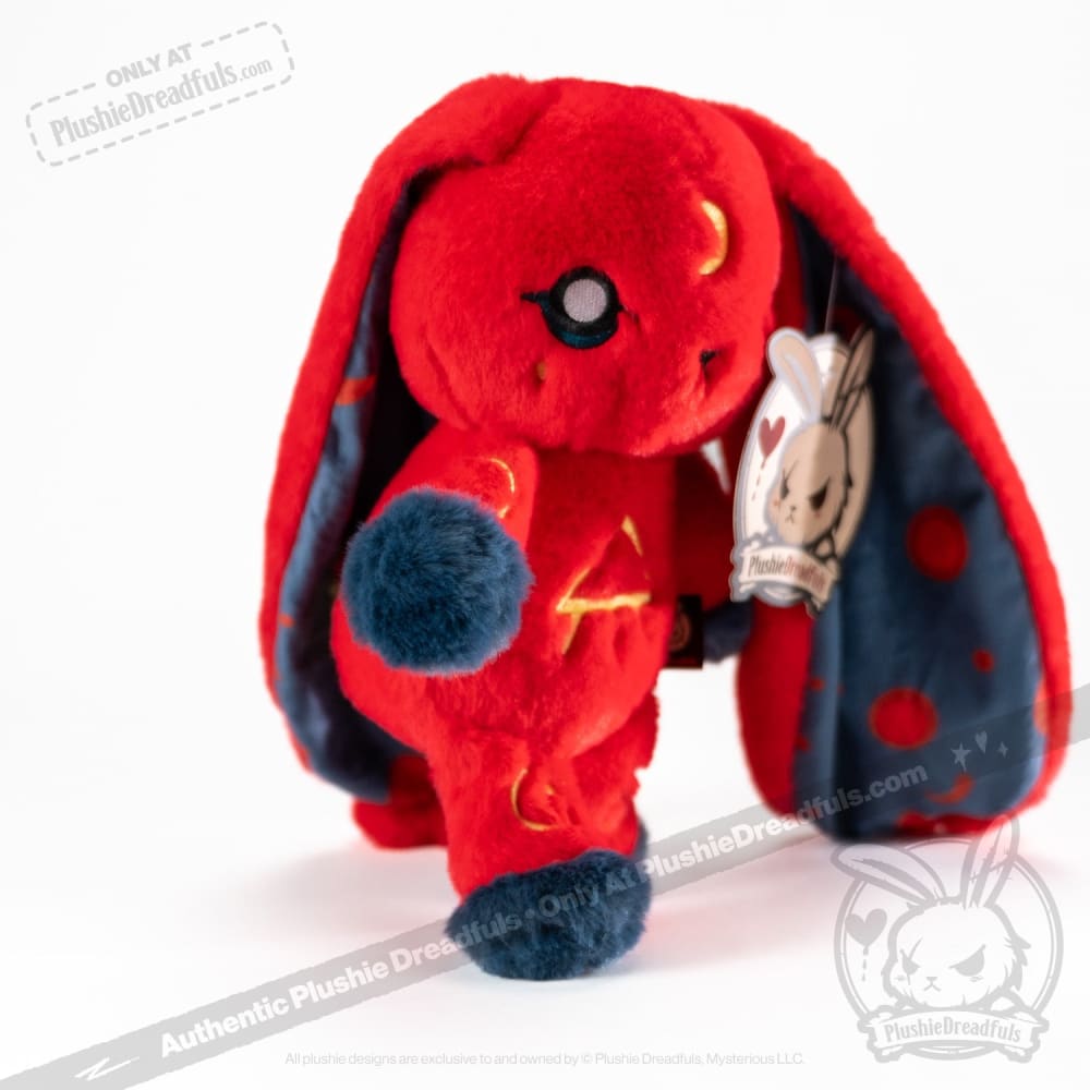 Plushie Dreadfuls - Sickle Cell Anemia Rabbit Plush Stuffed Animal Plush