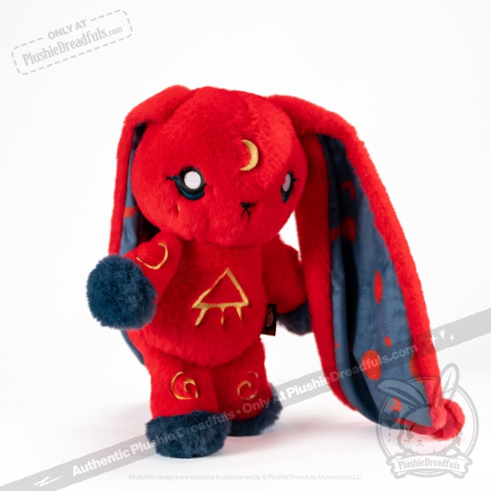 Plushie Dreadfuls - Sickle Cell Anemia Rabbit Plush Stuffed Animal Plush