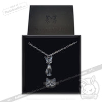 Load image into Gallery viewer, Silver Cat Set - Mysterious
