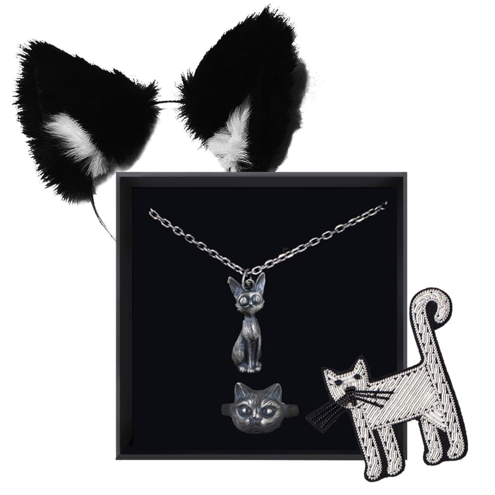 Silver Cat Set - Mysterious