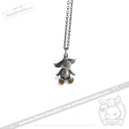 Silver Elephant Necklace - Mysterious