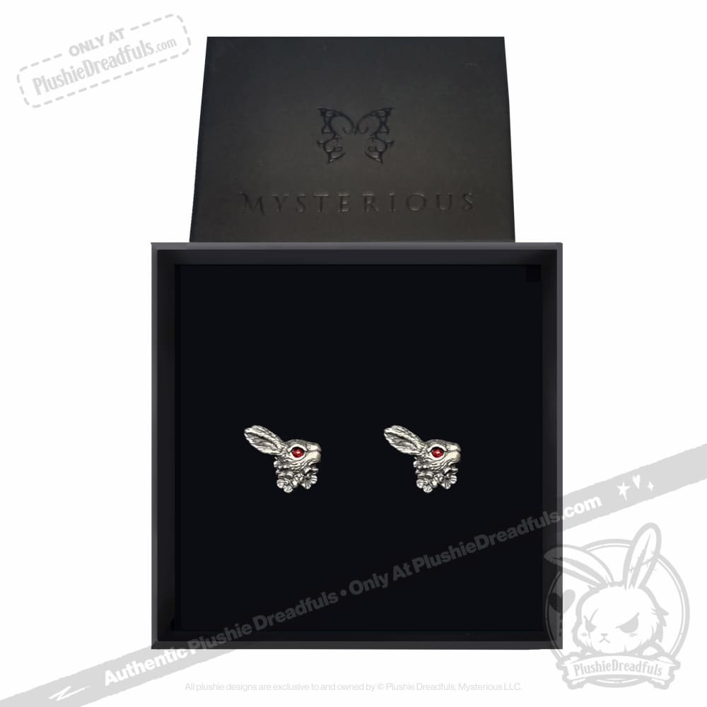 Silver Rabbit Earrings - Mysterious