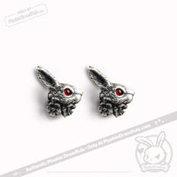 Load image into Gallery viewer, Silver Rabbit Earrings - Mysterious
