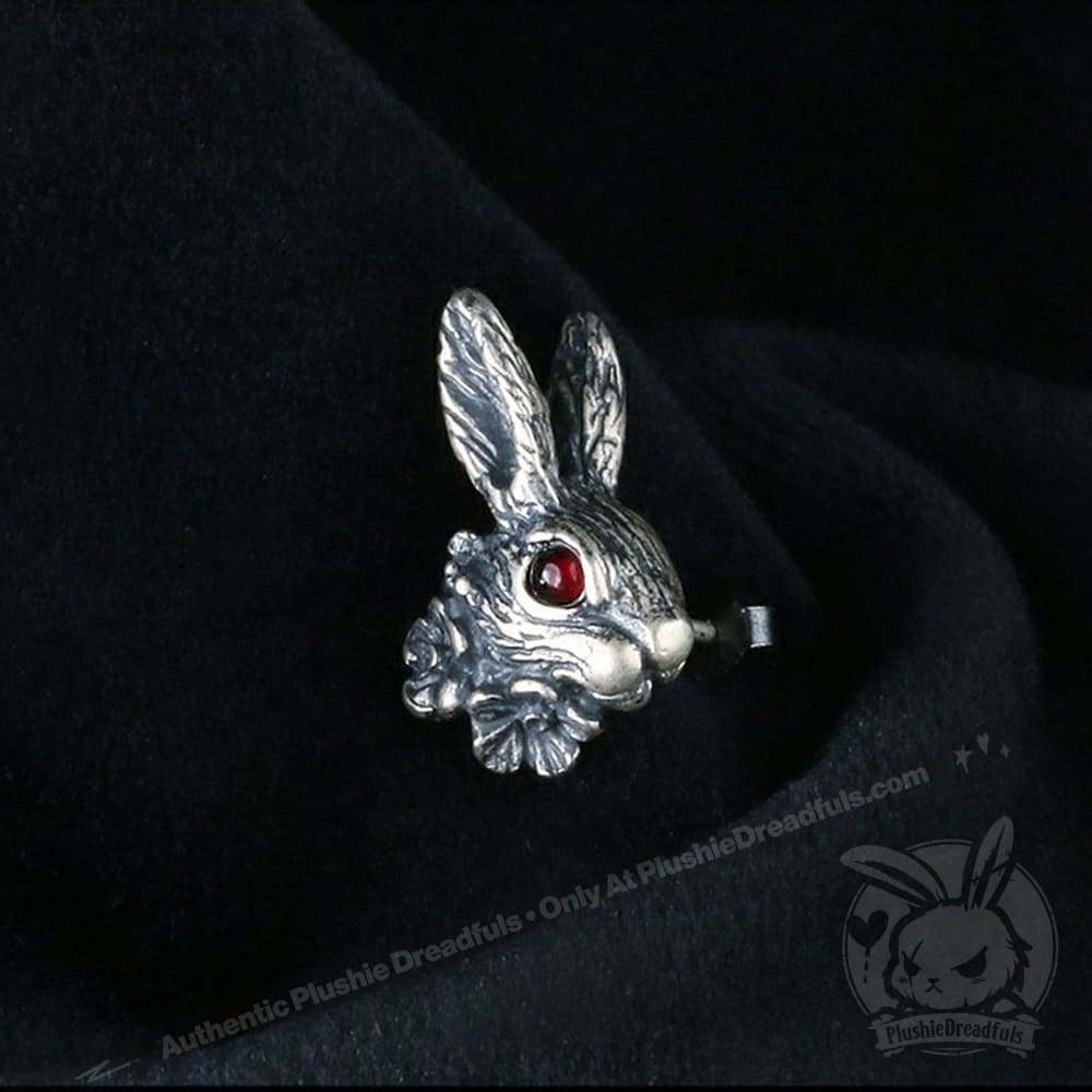 Silver Rabbit Earrings - Mysterious