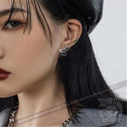 Silver Rabbit Earrings - Mysterious