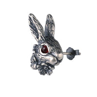 Load image into Gallery viewer, Silver Rabbit Earrings - Mysterious
