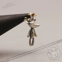 Load image into Gallery viewer, Silver Reindeer Necklace - Mysterious
