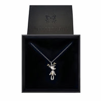 Load image into Gallery viewer, Silver Reindeer Necklace - Mysterious
