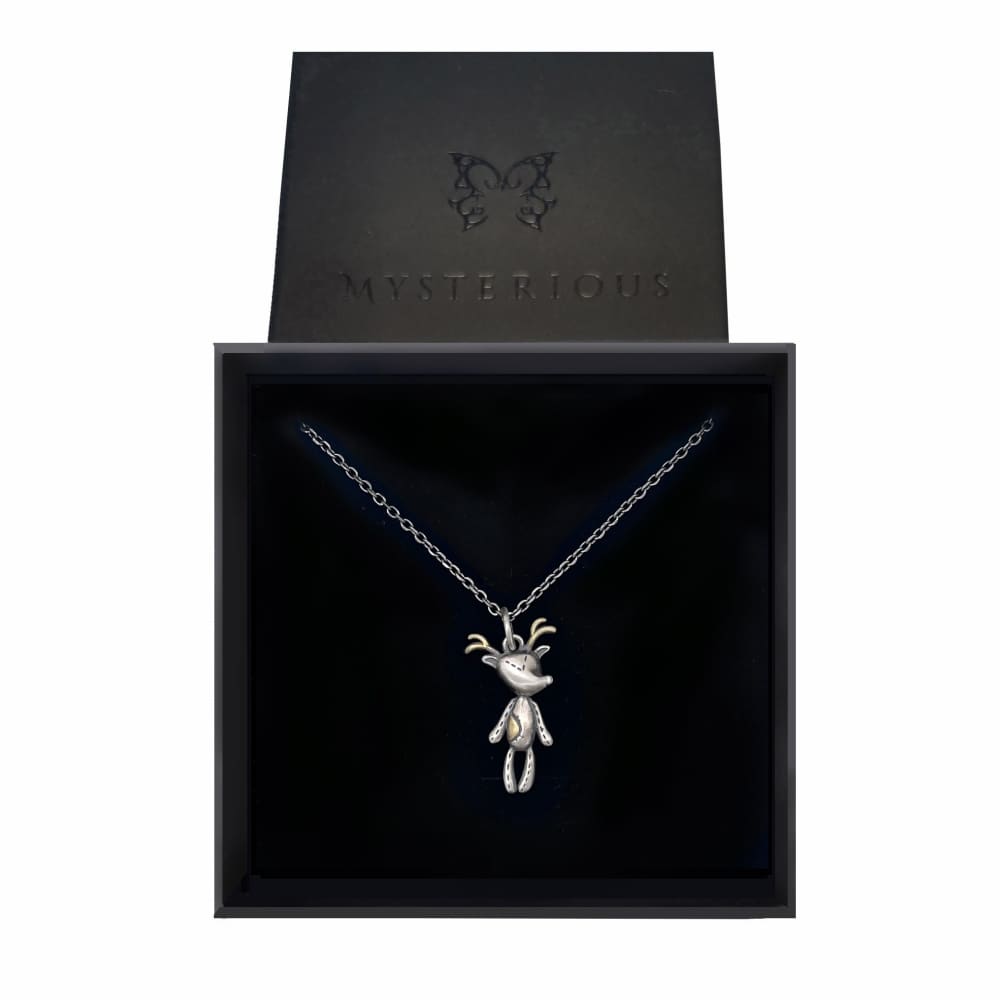 Silver Reindeer Necklace - Mysterious