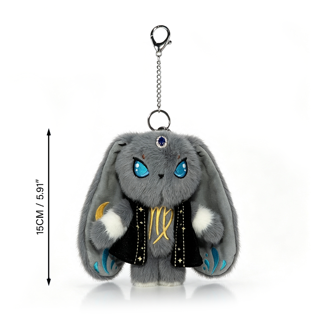Virgo Rabbit Plush Keychain