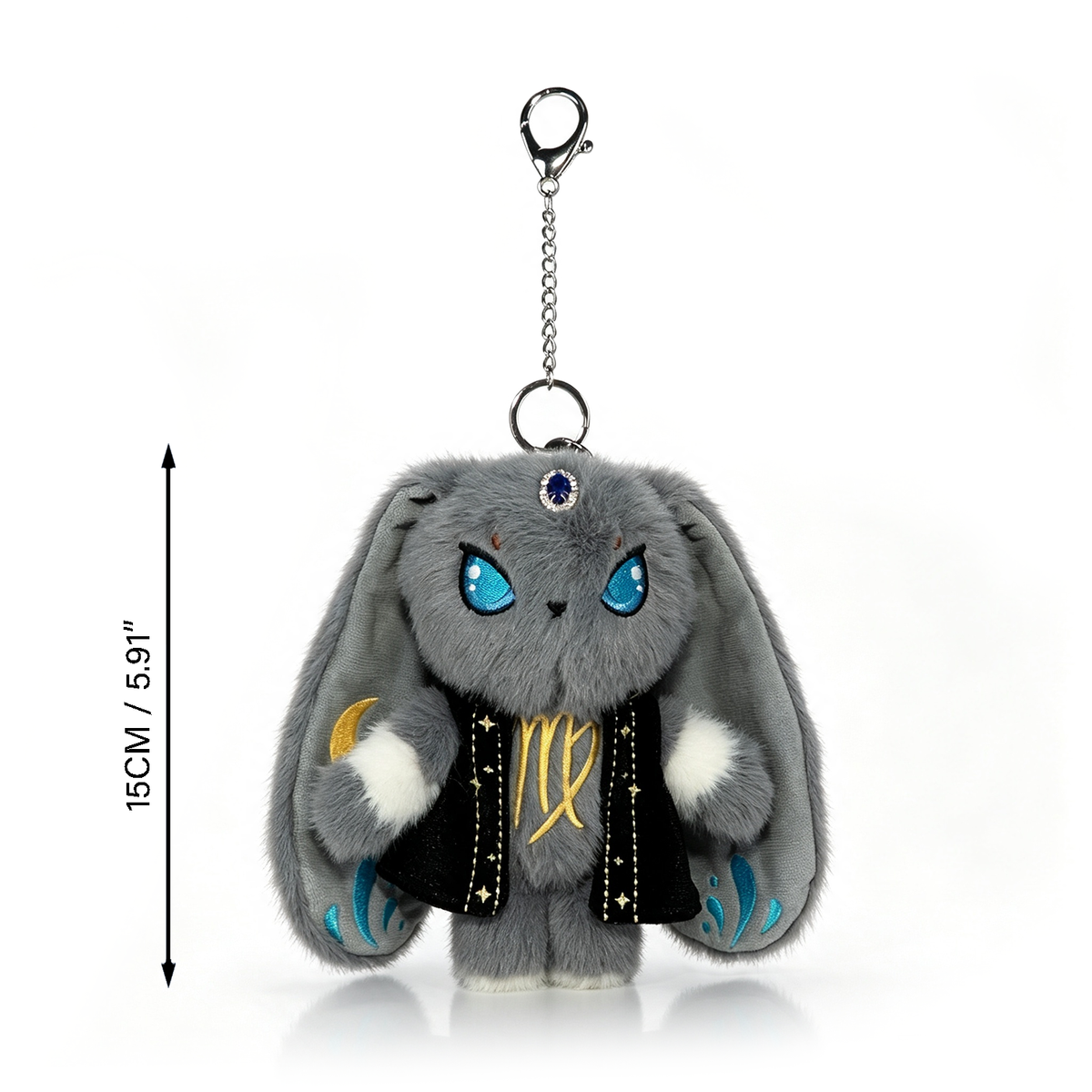 Virgo Rabbit Plush Keychain