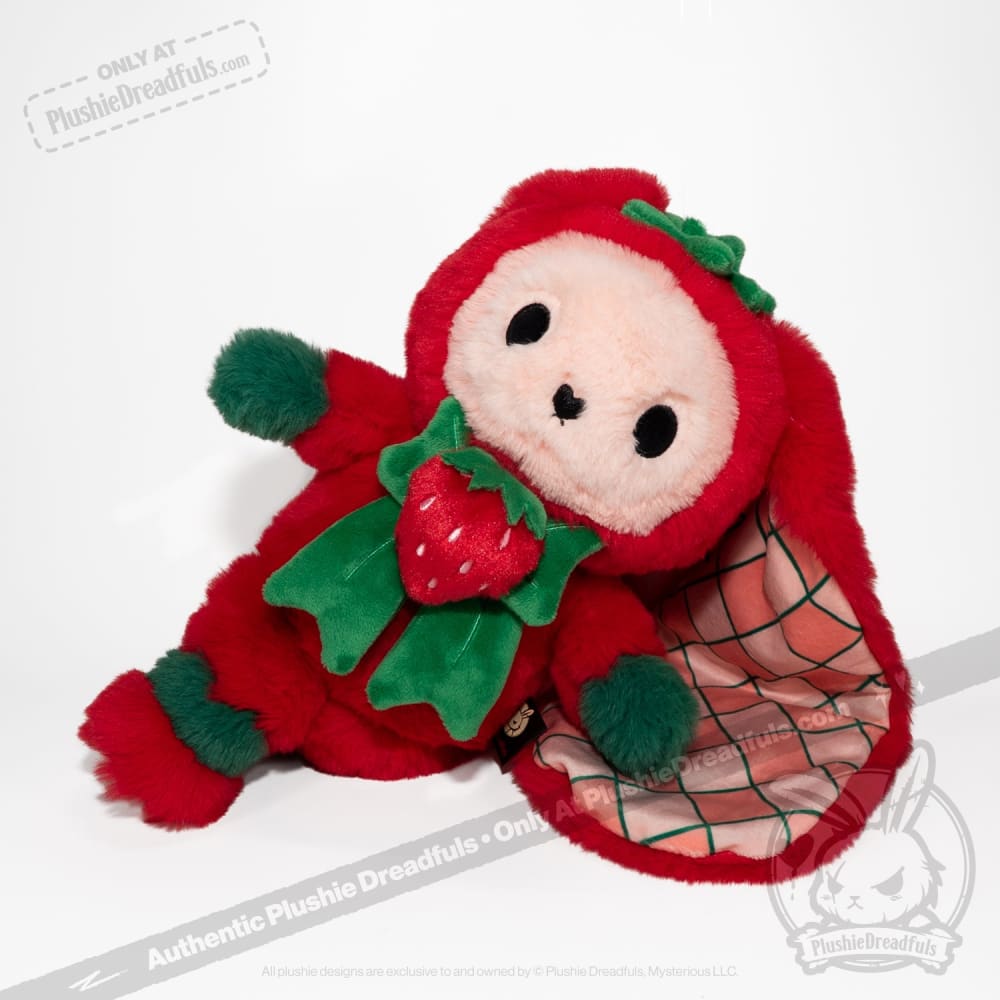 Plushie Dreadfuls - Strawbunny Rabbit - Plush Stuffed Animal toy