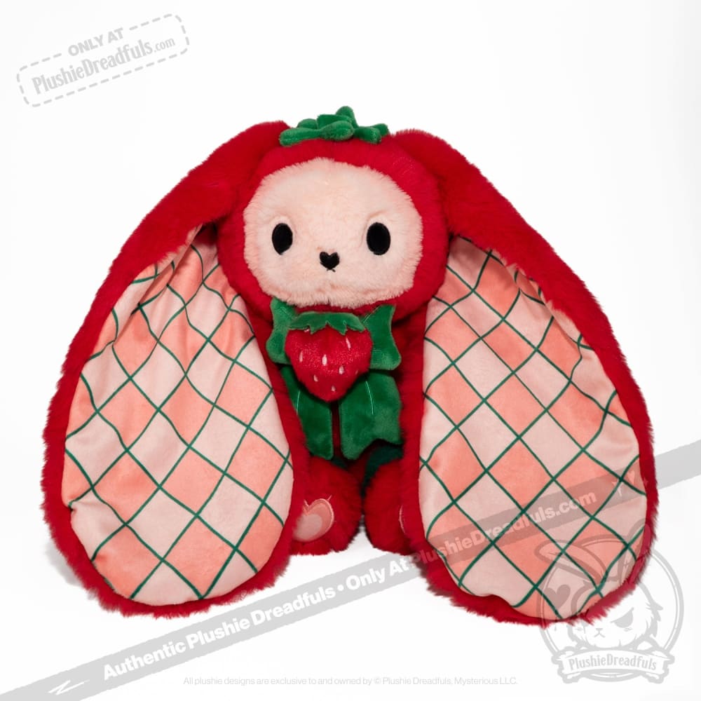 Plushie Dreadfuls - Strawbunny Rabbit - Plush Stuffed Animal toy