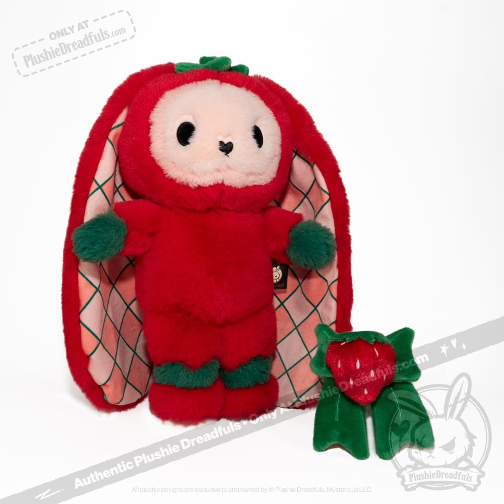 Plushie Dreadfuls - Strawbunny Rabbit - Plush Stuffed Animal toy
