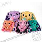 Plushie Dreadfuls - Teal Autism Rabbit Plush Keychain Accessory Keychain